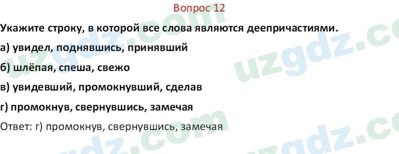 Русский язык Юнусовна Т. О. 7 класс 2022 Вопрос 121