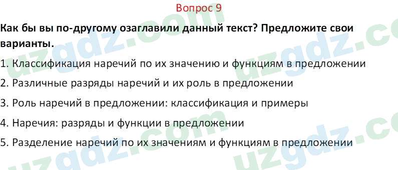 Русский язык Юнусовна Т. О. 7 класс 2022 Вопрос 91