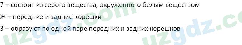 Биология Maвлянов О. 8 класс 2019 Вопрос 11