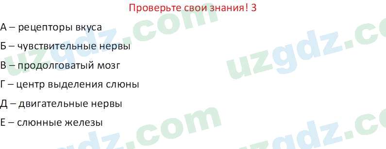 Биология Maвлянов О. 8 класс 2019 Вопрос 31