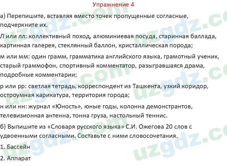Русский язык Рахматуллаева Г. М. 10 класс 2017 Упражнение 41